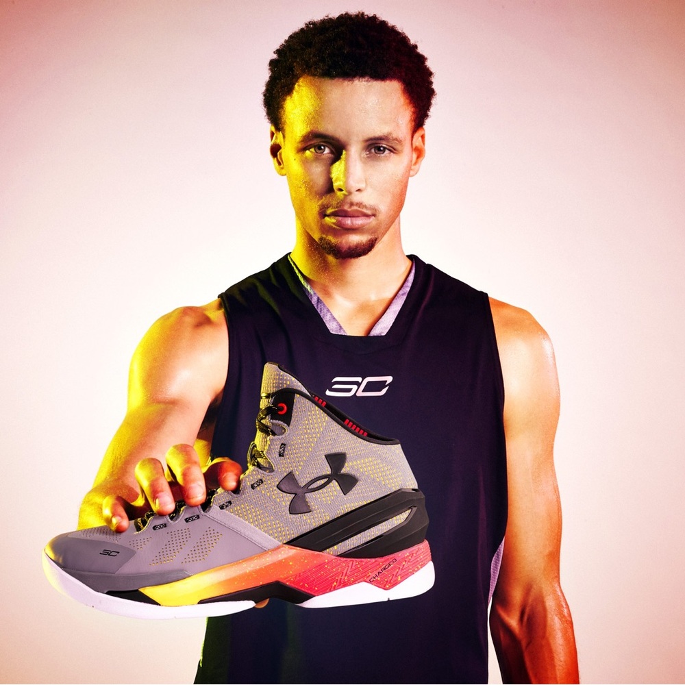 Under Armour Curry 2 “Iron Sharpens Iron” basketball shoes men’s size 11